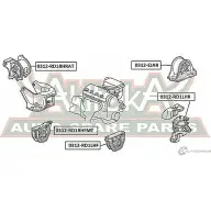 Подушка двигателя ASVA 0312-RD1RHFMT 1422930071 UKM6BT N