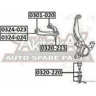 Шаровая опора ASVA 1269688273 SM WEL 0320-220 - Изображение 2