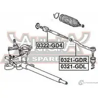 Рулевой наконечник ASVA 0321-GDR 1269688433 58G5 9 - Изображение 2