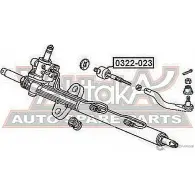 Рулевая тяга ASVA JQ D6PTV 1269688457 0322-023 - Изображение 2