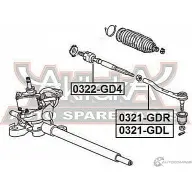 Рулевая тяга ASVA 3N 9KP 1269688483 0322-GD4 - Изображение 2