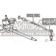 Рулевая тяга ASVA SN 6SNV 0322-GDL 1269688485 - Изображение 2