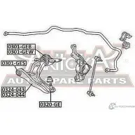 Рычаг подвески ASVA 1269688815 DJL CAX 0324-043 - Изображение 2