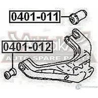 Сайлентблок ASVA 1269688915 10 8FS 0401-011 - Изображение 2