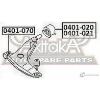 Сайлентблок ASVA LAC K7F 1269688947 0401-020 - Изображение 2