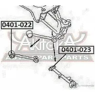 Сайлентблок ASVA 0401-023 1269688979 Z9R DLH - Изображение 2