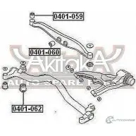 Сайлентблок ASVA 1269689223 0401-059 DA9Y 5CP - Изображение 2