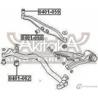 Сайлентблок ASVA M7 W0ES 0401-060 1269689227 - Изображение 2