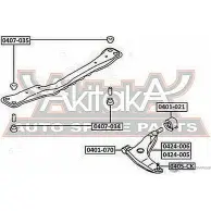 Сайлентблок ASVA 1269689281 UHDA RW9 0401-070 - Изображение 2