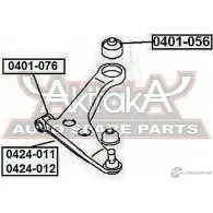 Сайлентблок ASVA GBEZLR 5 0401-076 1269689333 - Изображение 2