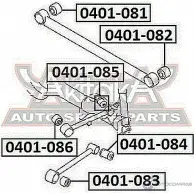 Сайлентблок ASVA 0401-081 1269689403 WDG9B I7 - Изображение 2