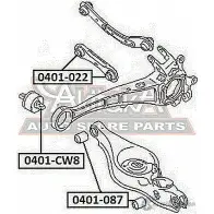 Сайлентблок ASVA 0401-087 1269689419 V2 MFV - Изображение 2