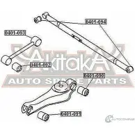 Сайлентблок ASVA 0401-093 VCDG X 1269689443