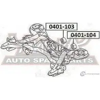 Сайлентблок ASVA 0401-103 4I 6V1Z 1269689449 - Изображение 2