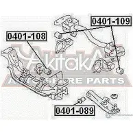 Сайлентблок ASVA HAC6R L 0401-109 1269689497 - Изображение 2