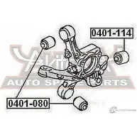 Сайлентблок ASVA N695 Q 1269689507 0401-114 - Изображение 2