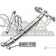 Сайлентблок ASVA 0401-119 1269689523 M7K5DV O - Изображение 2