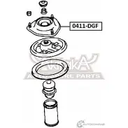 Опора амортизатора ASVA 3A6ZH3 0 0411-DGF 1269689823 - Изображение 2