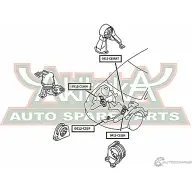 Подушка двигателя ASVA 01MS IK1 0412-CS2LH 1269689839 - Изображение 2