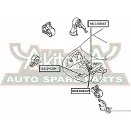 Подушка двигателя ASVA 1269689851 LRX9W A 0412-CS3RAT - Изображение 2