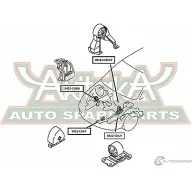 Подушка двигателя ASVA 0412-CURH 1269689877 4 M7TDX - Изображение 2