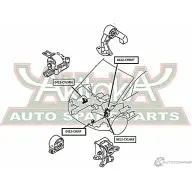 Подушка двигателя ASVA D1 9CF 1269689891 0412-CW5RH - Изображение 2