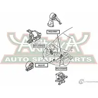 Подушка двигателя ASVA 0412-CY2LHAT 1269689893 3O A27LF - Изображение 2