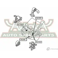 Подушка двигателя ASVA 1269689899 S QMOZJ 0412-CYLHAT - Изображение 2