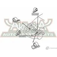 Подушка двигателя ASVA 1269689913 ZVJFB 0 0412-DAFMT - Изображение 2