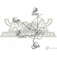 Подушка двигателя ASVA 3 UOIEA 1269689915 0412-DAMRR - Изображение 2