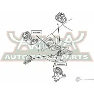 Подушка двигателя ASVA 1269689939 6JL9ZE E 0412-EARH - Изображение 2