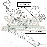 Подушка двигателя ASVA 0412-V26 PB R7HH 1269689987 - Изображение 2