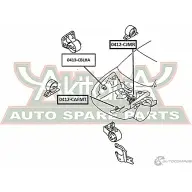 Подушка двигателя ASVA 0413-CBLHA 1269690021 GSQIM EG - Изображение 2