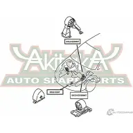 Подушка двигателя ASVA C7 ASNZ9 0413-CS3LHMT 1269690039 - Изображение 2