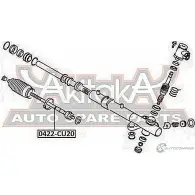 Рулевая тяга ASVA 0422-CU20 1269690373 HT DLV - Изображение 2