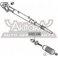 Рулевая тяга ASVA 1269690395 0422-V88 E4NJ L - Изображение 2