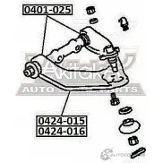 Рычаг подвески ASVA 0424-016 1269690635 DNDV LSN - Изображение 2