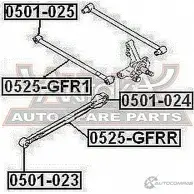 Сайлентблок ASVA 1269690835 JPY 905C 0501-023 - Изображение 2