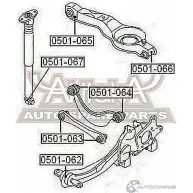 Сайлентблок ASVA 0501-062 LUNBR G 1269690957 - Изображение 2