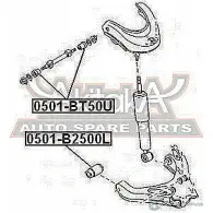 Сайлентблок ASVA 1269691407 59 MFYMX 0501-B2500L - Изображение 2