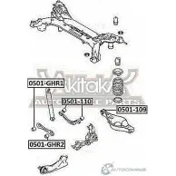 Сайлентблок ASVA 0501-GHR2 2SXSI M 1269691549 - Изображение 2