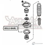 Опора амортизатора ASVA 1269691755 R TTSL 0511-BARL - Изображение 2