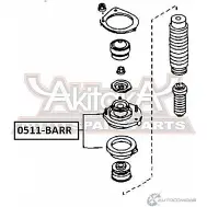 Опора амортизатора ASVA 0511-BARR 1269691759 UD0O C6 - Изображение 2