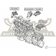 Подушка двигателя ASVA RHHG5 U5 1269691807 0512-BK13R1MT - Изображение 2