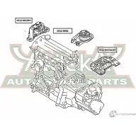 Подушка двигателя ASVA 3TKB QL 0512-BK20LHAT 1269691825 - Изображение 2
