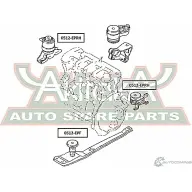Подушка двигателя ASVA SM LP1GP 1269691873 0512-EPF - Изображение 2