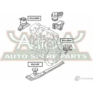 Подушка двигателя ASVA 0512-EPLH 7J 6KG8 1269691883 - Изображение 2