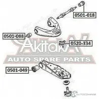Шаровая опора ASVA 0520-334 4EGPE 2 1269692097 - Изображение 2