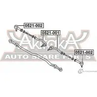 Рулевой наконечник ASVA E4P VWXG 0521-002 1269692149 - Изображение 2
