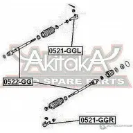 Рулевой наконечник ASVA 0521-GGR 1269692185 91V 2381 - Изображение 2